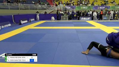 CAIO MANFREDINI ARAUJO vs KIOMA DOS SANTOS TEIXEIRA 2024 Brasileiro Jiu-Jitsu IBJJF
