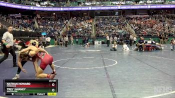 2A 138 lbs Quarterfinal - Nathan Howard, Morehead vs Trey Swaney, Wheatmore