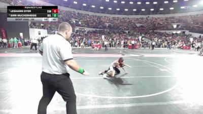 94 lbs Quarterfinal - Leshawn Dyer, Cumberland vs Sirr Muckerheide, Mollitium