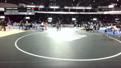 120 lbs Cons. Round 7 - Aizak Fetters, Curtis vs Audon Clark, Toppenish