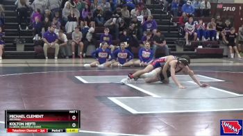 126 lbs Quarterfinal - Michael Clement, Decorah vs Kolton Hefti, Clarion-Goldfield-Dows