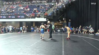 80 lbs 1st Place Match - Cael Marcotte vs Bennett Dawson, Position Wrestling