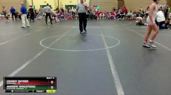 120 lbs Round 4 (6 Team) - Johnny Snyder, Warhawks vs Andrew Amalfitano, Henlopen Hammers