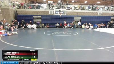 114/120 Semifinal - Audry Winkles, North Country Wrestling Club vs Audrey Deleon, Weiser Wrestling