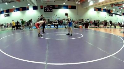 126 lbs Quarterfinal - Justin Jones, Orange County High School vs Carson Miller, Great Neck Wrestling Club