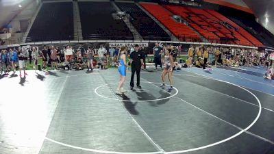 125 lbs Jazzman Khoundet, Utah 1 HS Girls vs Nika Williams, Oklahoma HS Girls