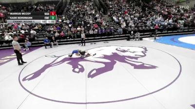 5A 138 lbs Champ. Round 1 - Markus McCoy, Wasatch vs Kade Nordmann, Fremont