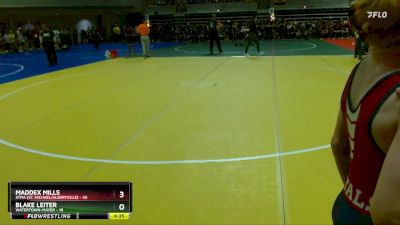 85 lbs Cons. Semi - Blake Leiter, Watertown-Mayer vs Maddex Mills, STMA (St. Michael/Albertville)