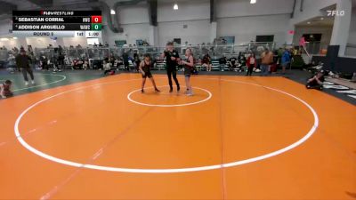 135 lbs Round 5 - Sebastian Corral, Hornet Wrestling Club vs Addison Arguello, West Amarillo Wrestling Club