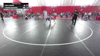 138 lbs Cons. Semis - Max Cumbee, IZZY Style Wrestling vs Cooper Mathews, Black Fox Wrestling Academy