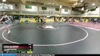 105 lbs Cons. Round 2 - Tucker Baloun, Faulkton vs Lyman Halverson, Sundance Wrestling Club