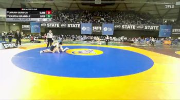 Boys 3A 165 lbs Cons. Round 2 - Easton Bramble, Capital vs Jonah DeJesus, Bellarmine Prep