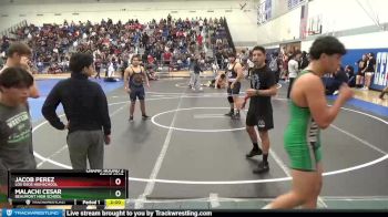 195 lbs Champ. Round 2 - Malachi Cesar, Beaumont High School vs Jacob Perez, Los Osos Highschool