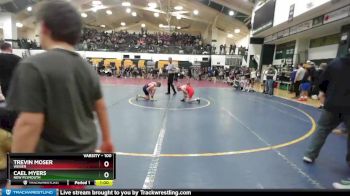 100 lbs Cons. Round 3 - Trevin Moser, Weiser vs Cael Myers, New Plymouth