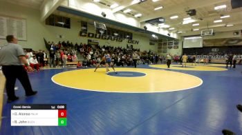 168 lbs Consolation - David Alonso, Palm Desert vs Branson John, Buchanan