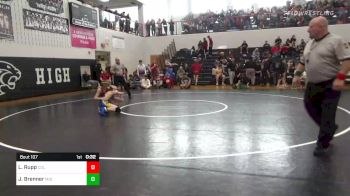 106 lbs Consi Of 8 #2 - Loudon Rupp, Columbia vs Julian Brenner, Middletown