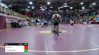 126 lbs Champ. Round 1 - Braden Woolridge, St. Xavier vs Mason Suits, Mt. Vernon