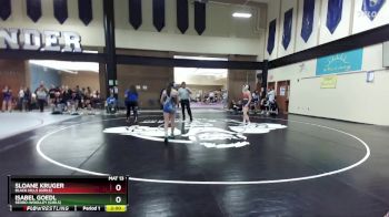 100lbs Champ. Round 3 - Sloane Kruger, Black Hills (Girls) vs Isabel Goedl, Sedro-Woolley (Girls)