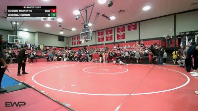 106 lbs Consi Of 16 #2 - Robert McIntyre, Okmulgee vs Jeremiah Simon, Tulsa Hale