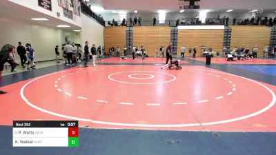 100 lbs Consi Of 8 #1 - Paris Watts, Georgia vs Kendal Walker, North Atlanta High School Wrestling