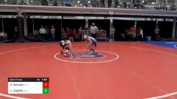 99 lbs Semifinal - Cosmo Damiani, Suffern HS vs Liam English, Journeymen