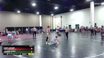 132 lbs Round 4 (8 Team) - Landen Davis, Iowa Black vs Liam Lawler, Team Nauman Pink