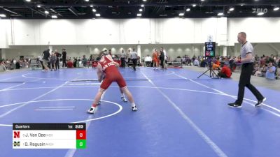 133 lbs Quarters - Jacob Van Dee, Nebraska vs Dylan Ragusin, Michigan