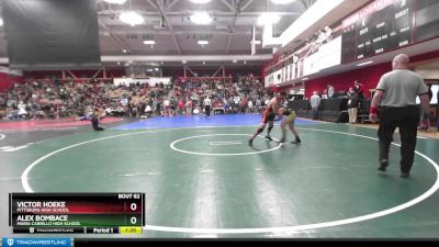152 lbs Champ. Round 1 - Alex Bombace, Maria Carrillo High School vs Victor Hoeke, Pittsburg High School
