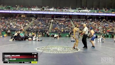 2A 285 lbs Cons. Round 1 - Terrel Williams, Forest Hills vs Trey Keller, Maiden