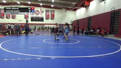 207 lbs Semifinal - Avalynn Ramos, Moorpark College vs Paula Aguilar, Sacramento City College