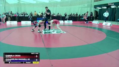 59 kg Round 2 - Gabriela Cross, Dinos WC vs Eveangelina Maxwell-Nikforuk, Dinos WC