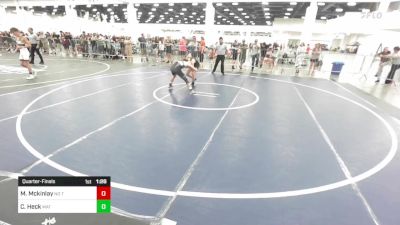 113 lbs Quarterfinal - Max Mckinlay, No Team vs Corey Heck, Mat Monsters