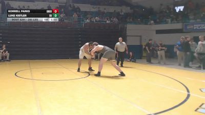 285 lbs Consi Of 8 #2 - Korrell Parks, Greenwood vs Luke Kistler, River Bluff