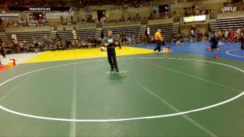 55 lbs Semis (4 Team) - Braxton Reker, Adrian vs Huxtin Anderson, Minneota