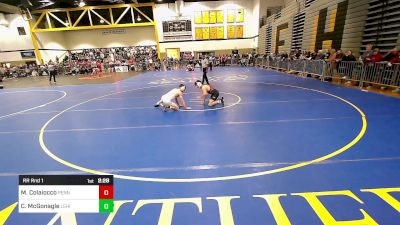 133A lbs Rr Rnd 1 - Michael Colaiocco, Penn vs Connor McGonagle, Lehigh