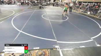 130 lbs Consi Of 8 #2 - Joaquin Chacon, Valiant College Prep vs Miles Higgins, Grappers HI