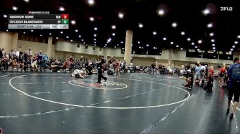 120 lbs 1st Place Match - Ryleigh Blanchard, BRAWL PINK vs Addison Gore, Raleigh Area Wrestling