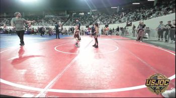 49 lbs Consi Of 16 #1 - Austin Galaviz, Tuttle Wrestling vs Easton Winans, Rough Riders