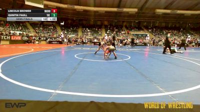 76 lbs Semifinal - Lincoln Brower, Mat Assassins vs Quintin Faull, The Valley WC