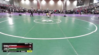 113B Semifinal - Case Thompson, McAlester vs Evan Litzsinger, Hillsboro