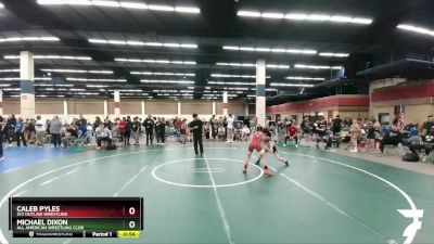 88 lbs Quarterfinal - Michael Dixon, All American Wrestling Club vs Caleb Pyles, 512 Outlaw Wrestling