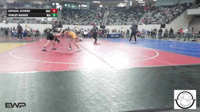 105 lbs Consi Of 16 #1 - Abygail Ackers, Broken Arrow Girls Junior High vs Yorlet Munoz, McAlester