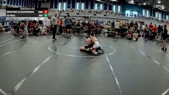80 lbs Round 4 (6 Team) - Brayden Acquafredda, Cocoa Beach WC vs Oj Hall, Creeks Wrestling