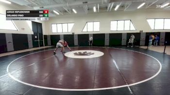 132 lbs Champ. Round 1 - Orlando Pino, Laramie vs Lukas Heflebower, Evanston