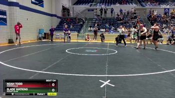 285 lbs Cons. Round 3 - Slade Watkins, Mount Olive vs Noah Todd, Montevallo