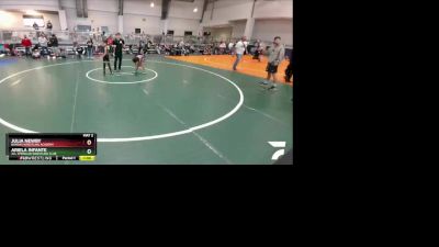 70 lbs Quarterfinal - Ariela Infante, All American Wrestling Club vs Julia Newby, Bandas Wrestling Academy