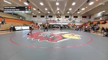 215 lbs Round 5 (6 Team) - Mason Dehmel, Worland High School vs Kaleb BW RAW Fritz, Jackson