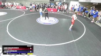 144 lbs Round 1 (16 Team) - Jack Malinconico, SDIKWA-GR vs Jacob Enriquez, LAWA-GR