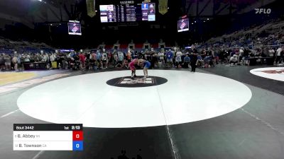 126 lbs Cons 8 #2 - Bodie Abbey, MI vs Billy Townson, CA