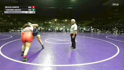 235 lbs Quarterfinal - Delilah Campos, Kerman vs Dayanna Aguayo, Bakersfield